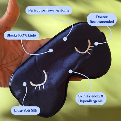 Comfortable Lightweight Sleep Mask for Deeper Rest